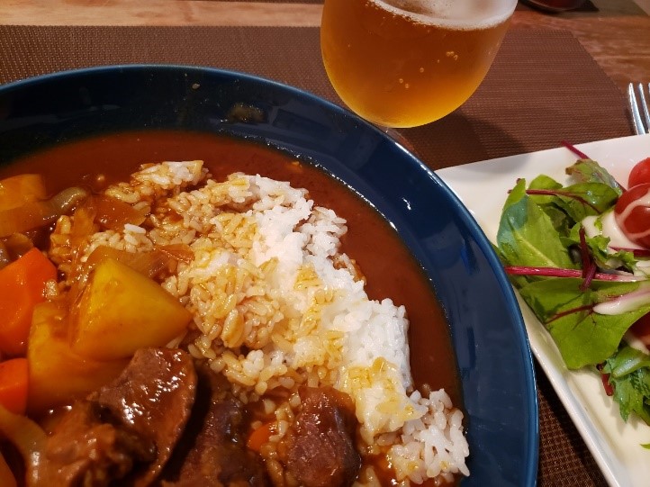 夏だ！ビールだ！フォンドボーで美味しいカレーができました！ ～カレーは飲み物～